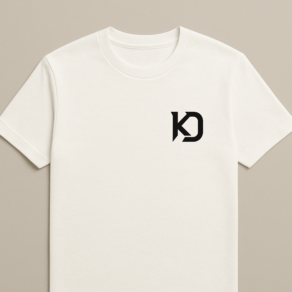 WHITE KD T SHIRT